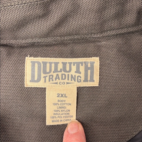 Duluth Superior Fire Hose Quilted Button Front Shirt Jacket sz 2X - Picture 4 of 11